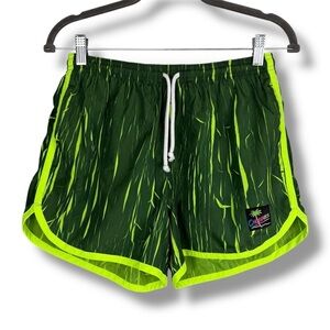Chubbies RARE Bamboo Junglecore Shorts M - Neon Green, Festival, Pockets